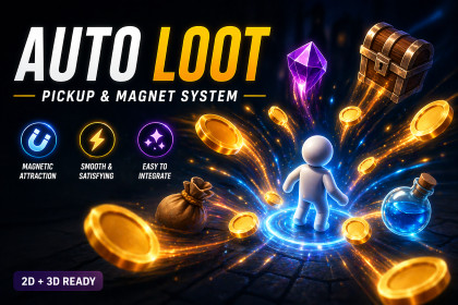 Auto Loot Pickup & Magnet System