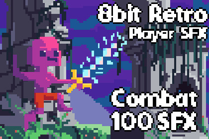 8bit Retro Player SFX - Combat