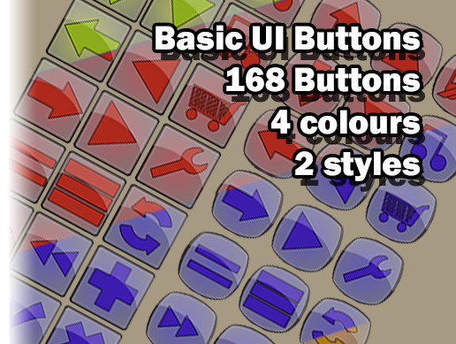 Basic UI Button Pack | 2D Icons | Unity Asset Store