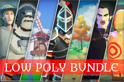 Low Poly Lite Bundle - LOWPOLY MEDIEVAL FANTASY SERIES