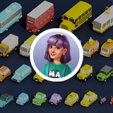 COZY TRAFFIC : Stylized City Vehicles & Transit
