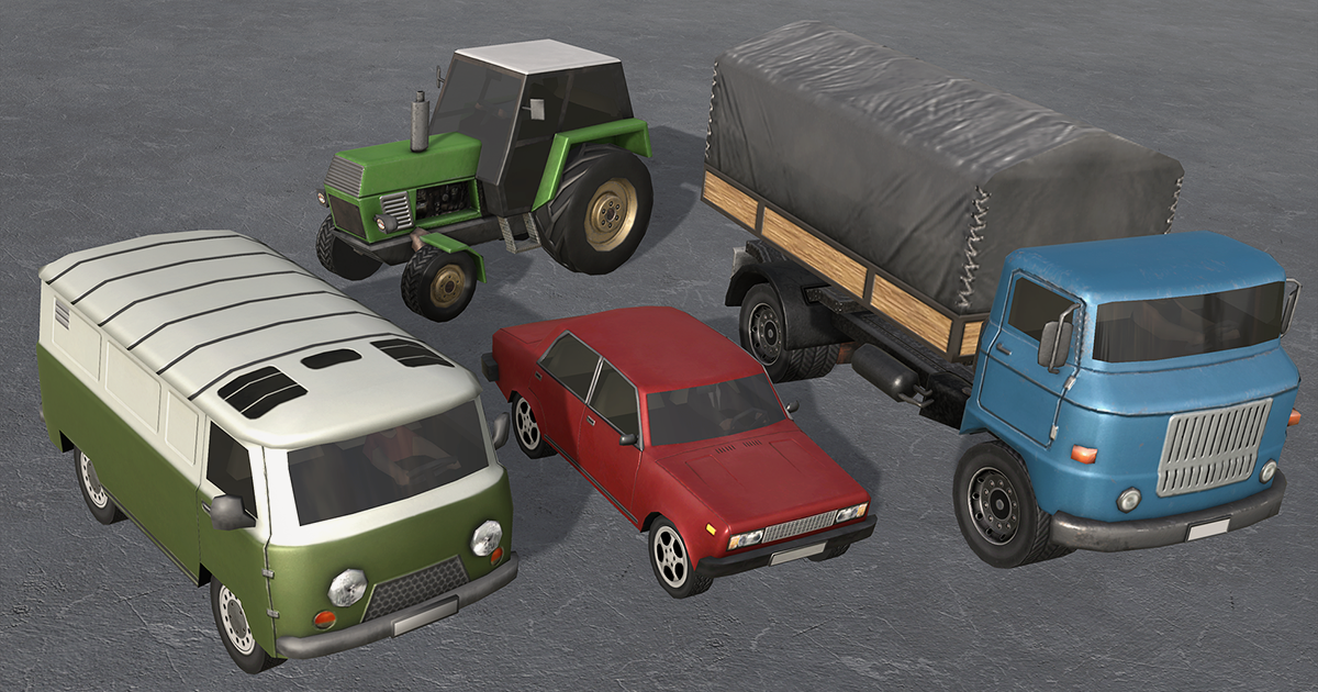 Unity Asset Cars Traffic Cars - Pack #1 | 3D Land | Unity Asset Store