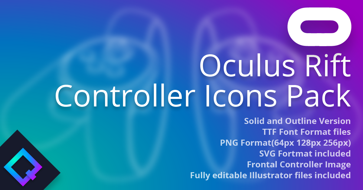 Oculus Rift Controller Icons Pack | 2D Icons | Unity Asset Store
