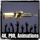 Grenade Launcher Gold (Apocalypse Weapons)