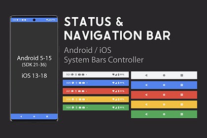 Status & Navigation Bar (Android / iOS)