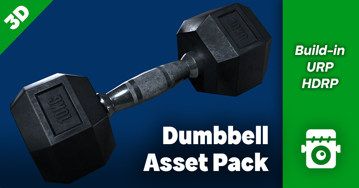 3D Dumbbell Asset Pack | 3D Props | Unity Asset Store