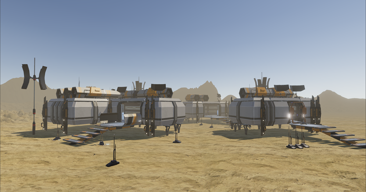 BK's Modular Sci-Fi Outpost | 3D Sci-Fi | Unity Asset Store