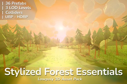 LowPoly Stylized Forest Essentials