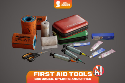 First Aid Tools - PBR Game Ready