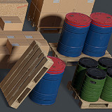 Props for the storage house Set 1