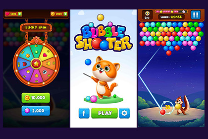 Bubble Shooter UI Mega Pack
