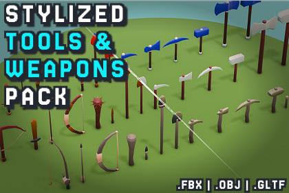 Stylized Tools & Weapons Pack