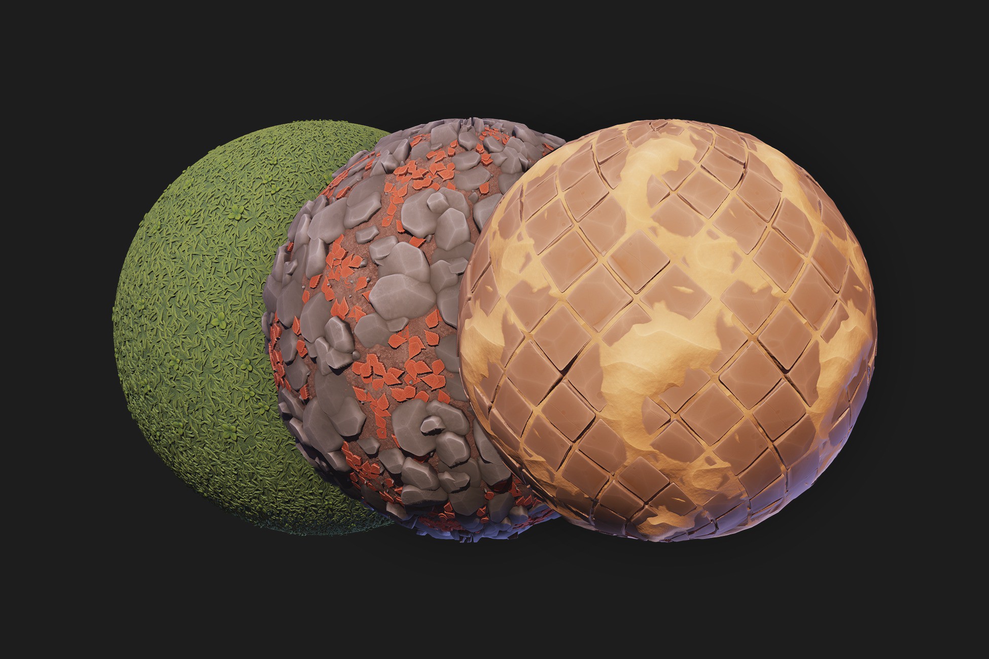 Stylized Terrain Textures | 2D Nature | Unity Asset Store