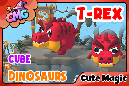 Cute Magic – T-REX Cube Dinosaurs Pack FREE
