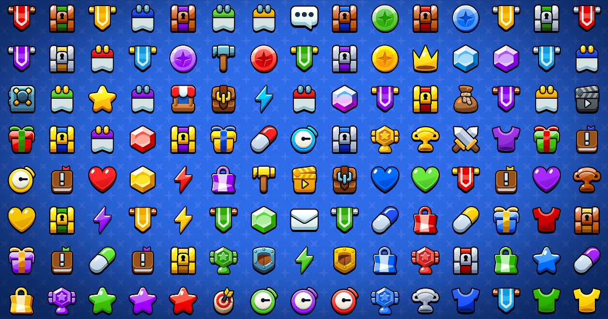 150 Bold Icons Pack | 2D Icons | Unity Asset Store