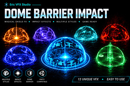 Game VFX - Dome Barrier Impact