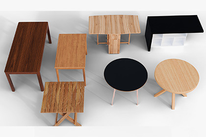 7 Wooden & Modern Table Pack 1