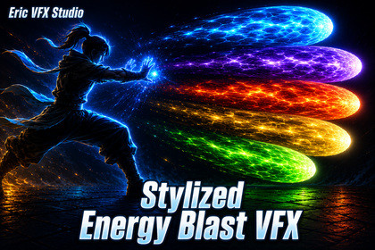 Stylized Energy Blast VFX