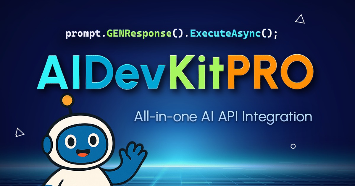 AI Dev Kit Pro | Generative AI | Unity Asset Store
