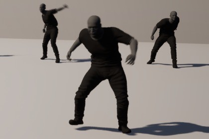 Male Mocap Zombie Animation