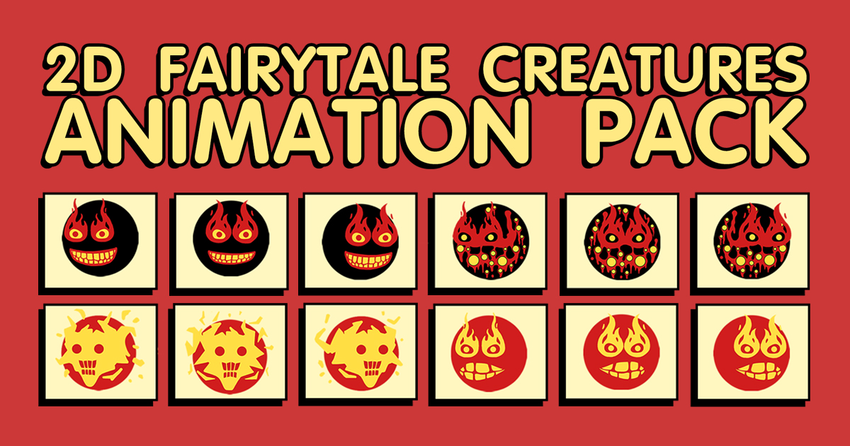 2D Fairytale Creatures Animation Pack | 3D 动画 | Unity Asset Store