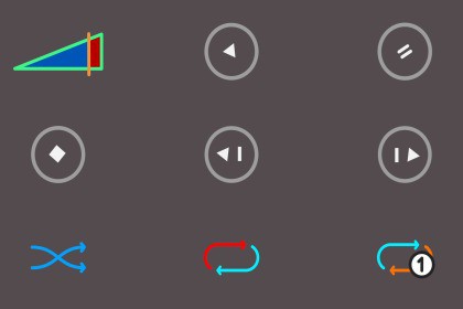 Player Controls And Playback Icons (09.06.25)