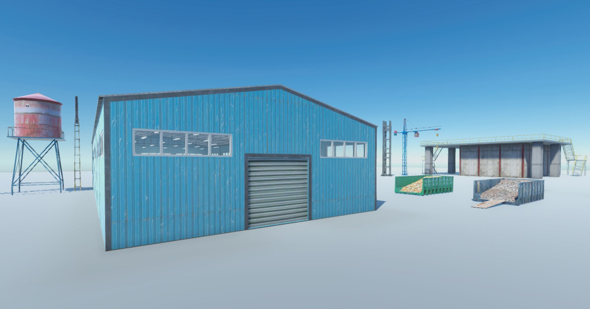 Industrial Prop Package | 3D Industrial | Unity Asset Store