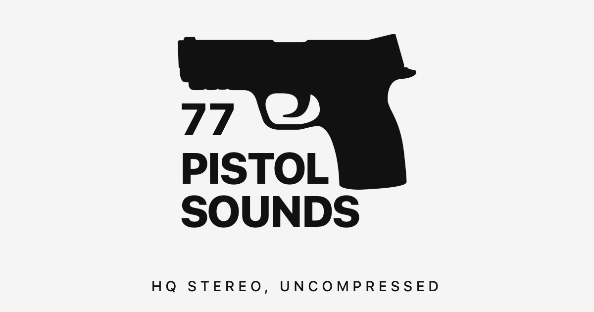 77 High Quality Pistol Operating Sounds | Weapons Sound FX | Unity ...