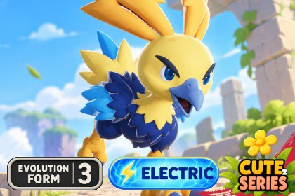 Thunder Ostrich | Evolution Form 3 | Cute Series