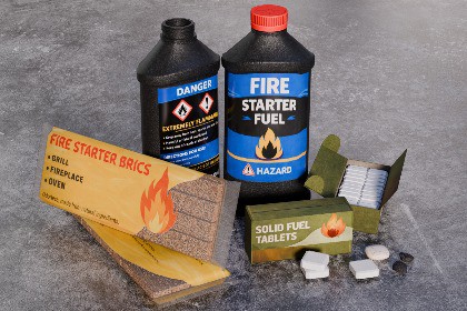 Low Poly Fire Starter Fuel Bundle