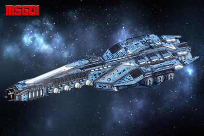 Spaceship Artillery Cruiser Swordblade