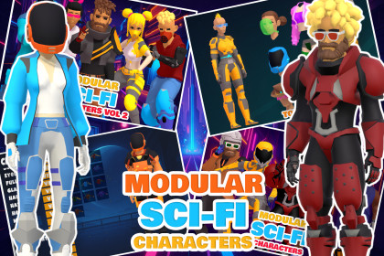 Stylized Sci-Fi Characters Pack