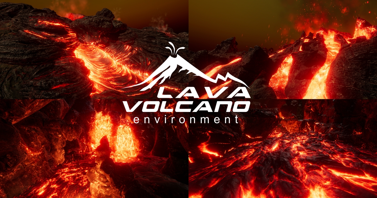 L.V.E - Lava & Volcano Environment | 3D Environments | Unity Asset Store