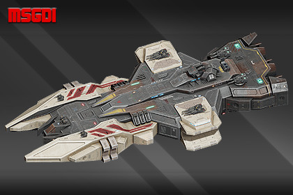 Spaceship Helicon Bastion Destroyer