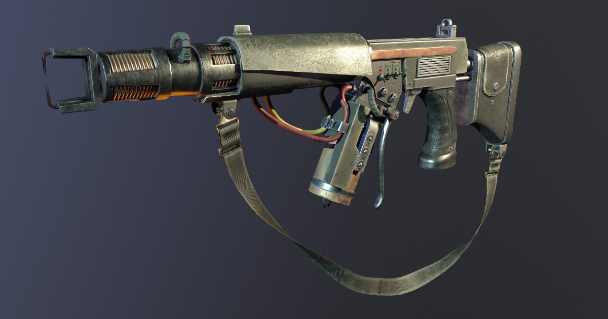 Sci-Fi Energy Rifle | 3D Guns | Unity Asset Store