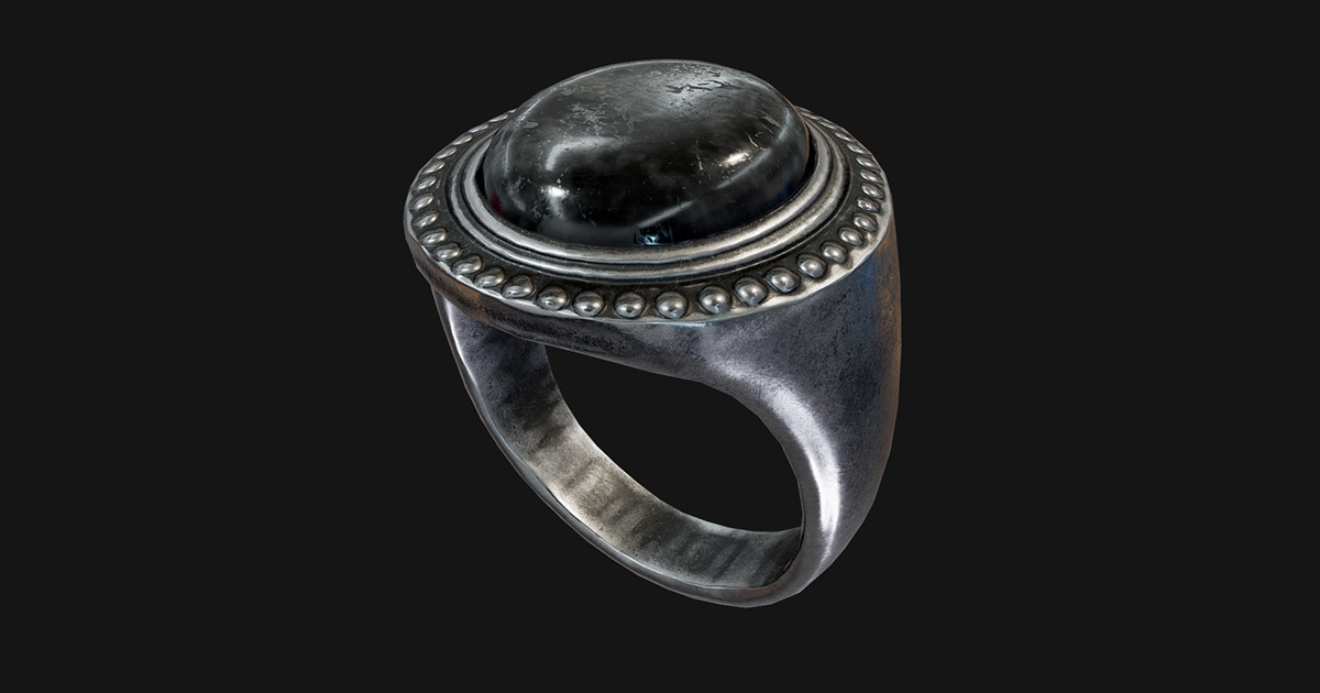 Dark Stone Ring 3D Model | Props | Unity Asset Store