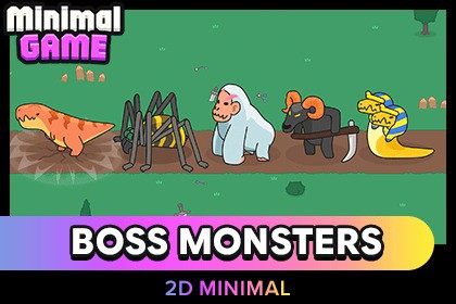 2D Minimal - Boss Monsters