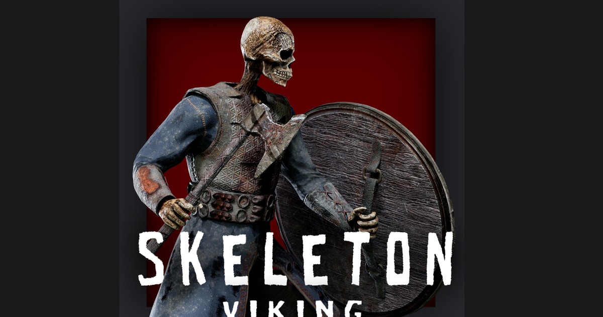 Skeleton Asset Unity SKELETON VIKING 3 | 3D Humanoids | Unity Asset Store