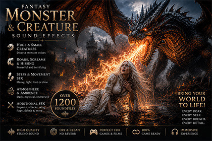 Fantasy Monster and Creature SFX Set