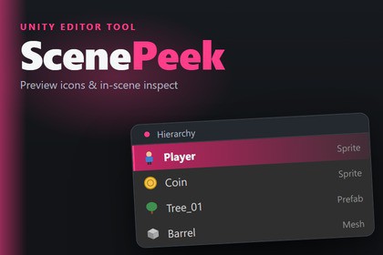 ScenePeek - Preview Icons, In-Scene Inspect, Create & Replace