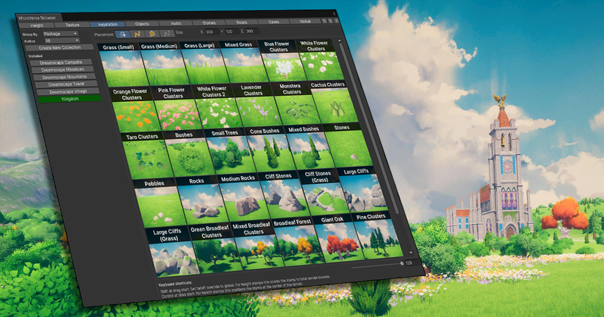 Microverse Unity Biomes and Presets for MicroVerse + Polyart Studio | Terrain | Unity ...
