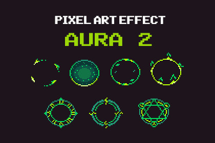 Aura 2 - Effect Pixel Art