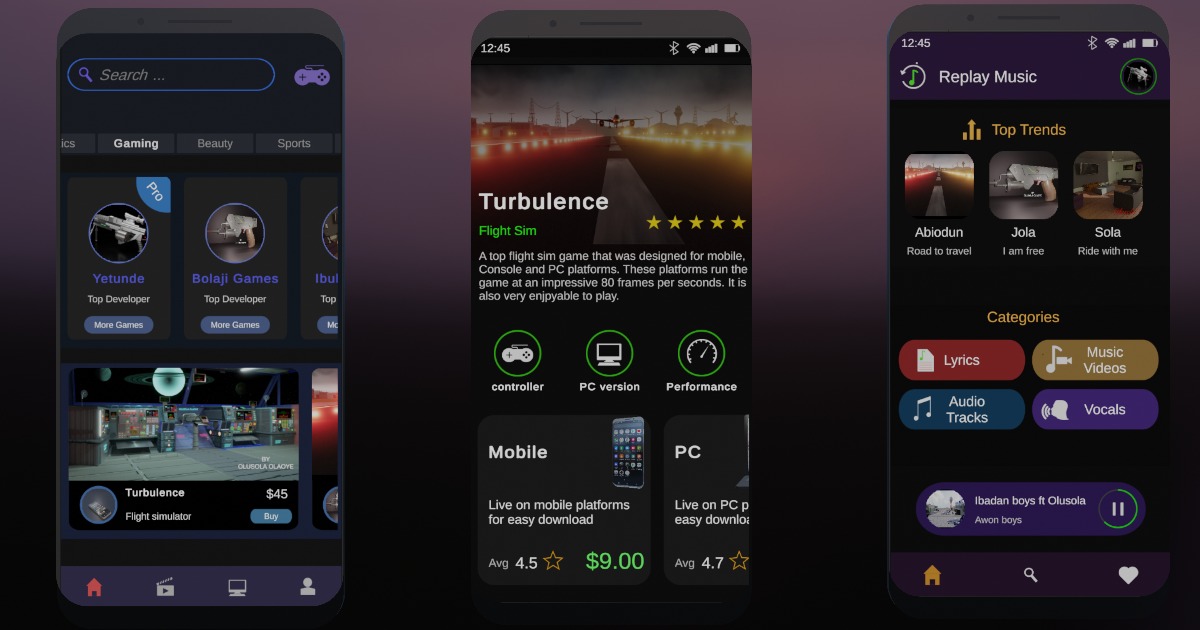 Mobile App UI Template (PRO) | Packs | Unity Asset Store