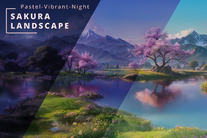 Sakura Landscape - Skybox