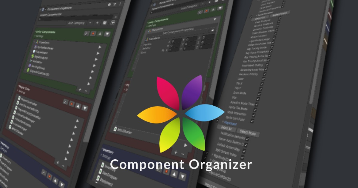 Component Organizer | Utilities Tools | Unity Asset Store