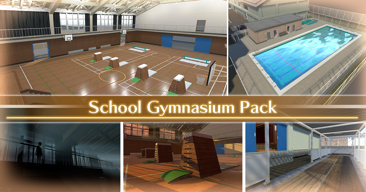 School Gymnasium Pack | 3D Environments | Unity Asset Store