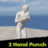 Locomotion 2Hand Punch Animation