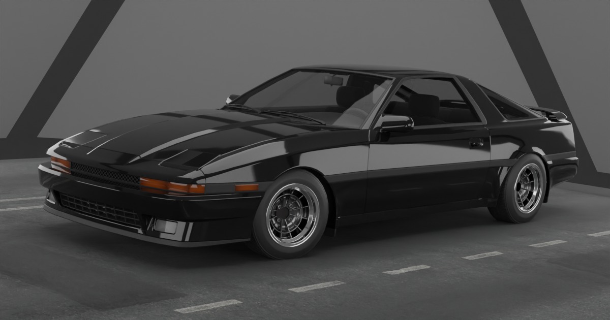 1980s Classic Car #2 Fully Featured | 3D Land | Unity Asset Store