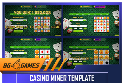 Casino Miner Game Core - Minesweeper, Betting & Cash Out System