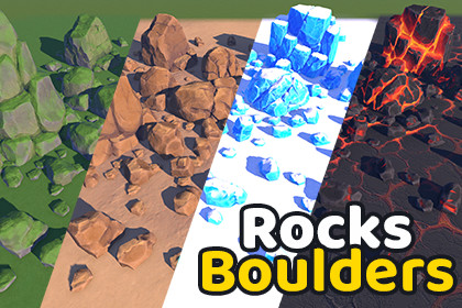 Stylized Nature - Rocks & Boulders